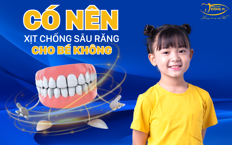 Có nên sử dụng xịt chống sâu răng cho bé