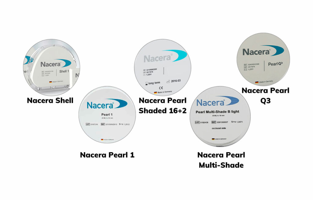 Các loại sứ Nacera